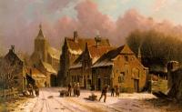 Eversen, Adrianus - A Village In Winter